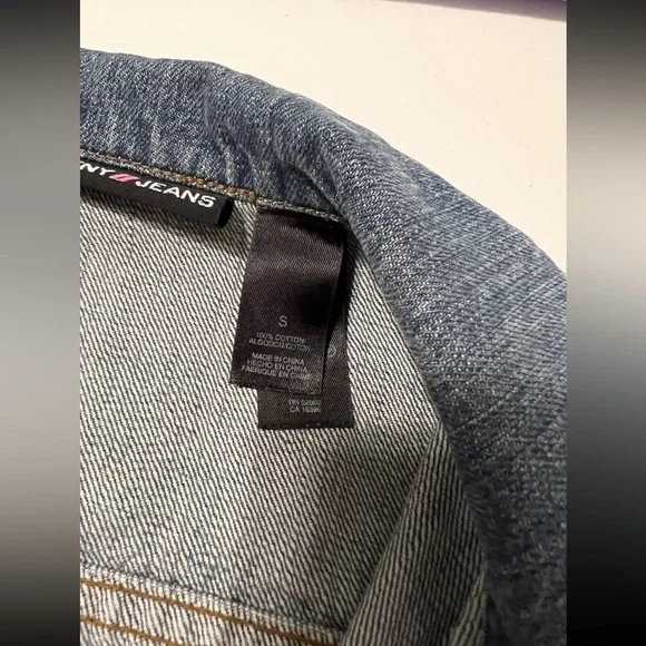 Vintage DKNY Womens Denim Jean Jacket Donna Karan New York Fashion ButtonUp Sz S - Picture 5 of 11